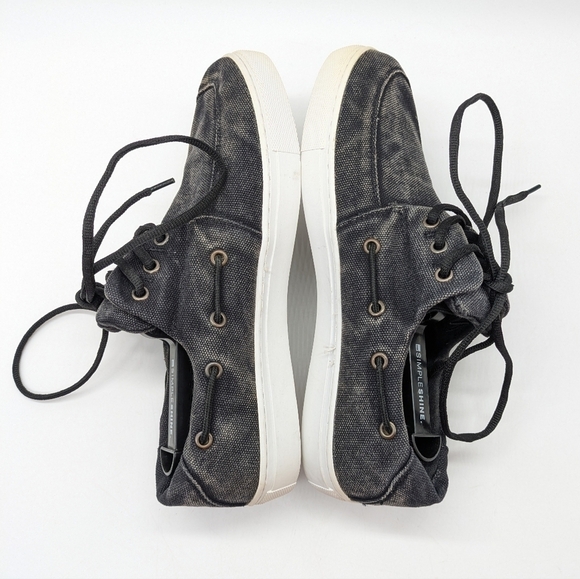 Bed Stu charcoal grey black lace up shoe 10 - Picture 5 of 9